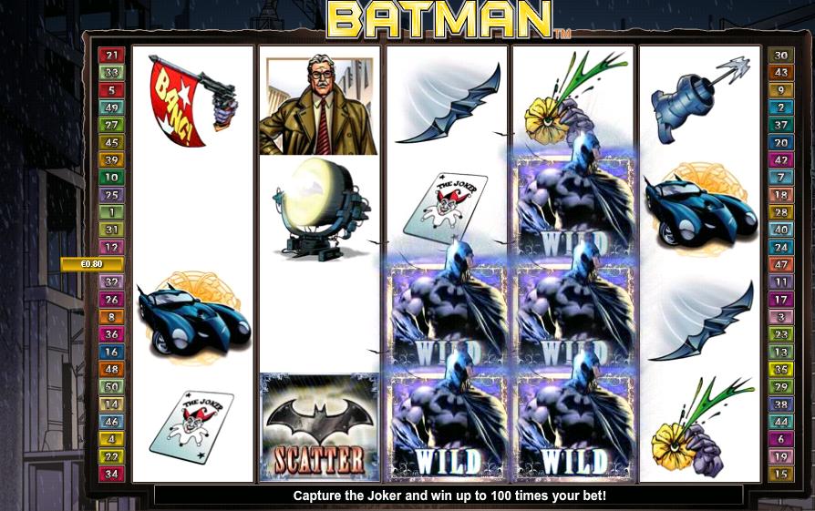 Batman video slot