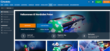 Nordicbet Poker skjermbilde