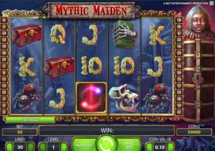 mythi maiden slot spilleautomat