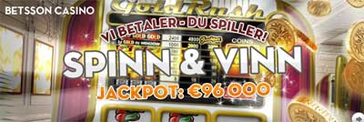 Spinn & Vinn fra Betsson