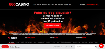 Skjermbilde fra den opprinnelige testen