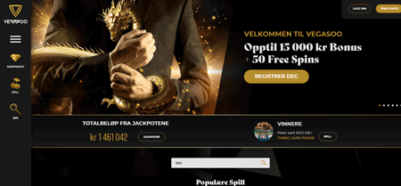 Skjermbilde fra den opprinnelige testen