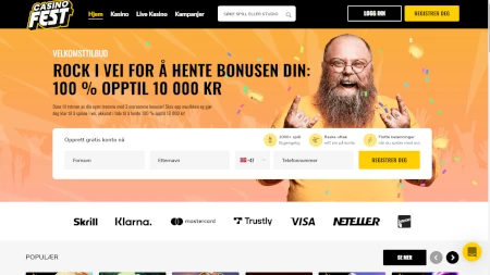 Skjermbilde fra den opprinnelige testen