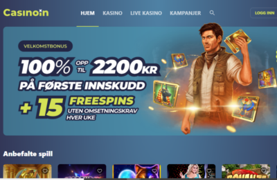 Skjermbilde fra den opprinnelige testen