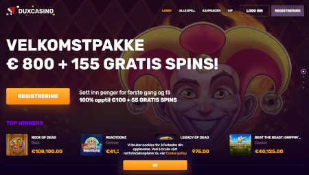 Skjermbilde fra den opprinnelige testen