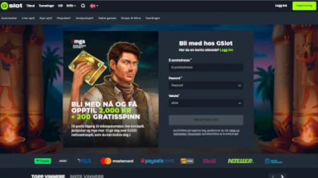 Skjermbilde fra den opprinnelige testen