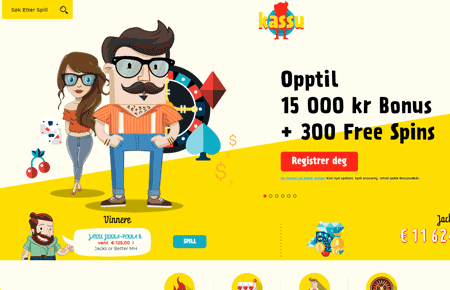 skjermbilde kassu.com nettkasino
