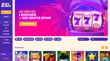 Skjermbilde fra den opprinnelige testen