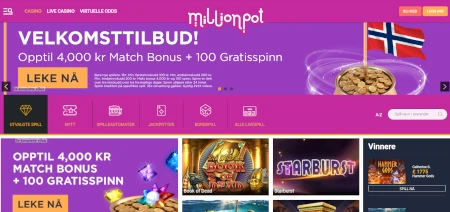 Skjermbilde fra den opprinnelige testen
