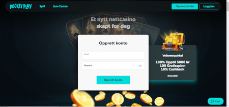 Skjermbilde fra den opprinnelige testen