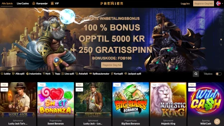 Skjermbilde fra den opprinnelige testen