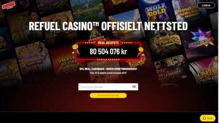 Skjermbilde fra den opprinnelige testen