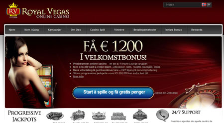 Skjermbilde fra den opprinnelige testen
