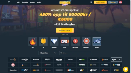Skjermbilde fra den opprinnelige testen
