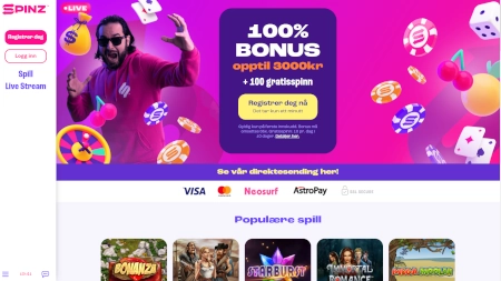 Skjermbilde fra den opprinnelige testen