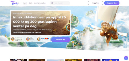 Skjermbilde fra den opprinnelige testen
