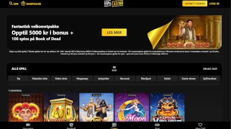 Skjermbilde fra den opprinnelige testen