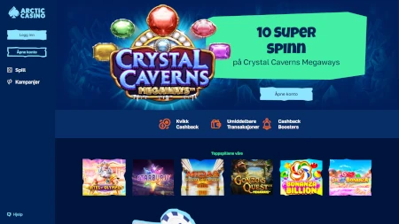 Arkivert skjermbilde av Arctic Casino