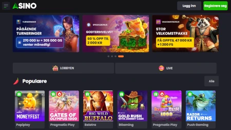Skjermbilde av Asino fra NCGs gjennomgang
