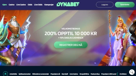 Skjermbilde av Dynabet fra NCGs gjennomgang