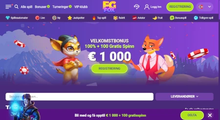 Skjermbilde av FG Fox fra NCGs gjennomgang
