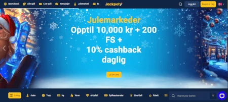 Skjermbilde av Jackpoty fra NCGs gjennomgang