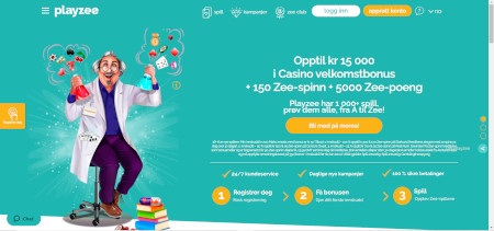 Skjermbilde av PlayZee fra NCGs gjennomgang