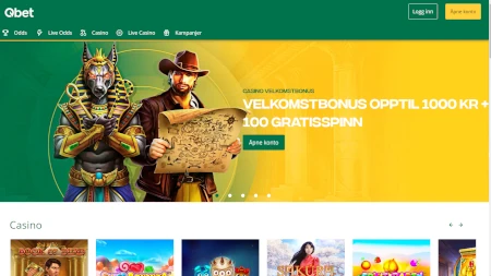 Arkivert skjermbilde av Qbet Casino