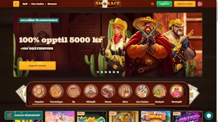 Arkivert skjermbilde av SmokAce Casino