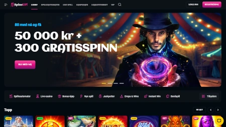 Skjermbilde av SpinsUP! Casino fra NCGs gjennomgang