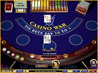 Casino War bord hos Royal Dice Casino