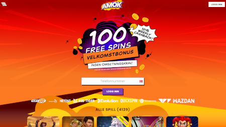 Amok Casino skjermbilde