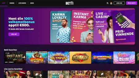 Betti Casino skjermbilde