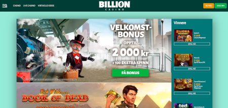 Billion Casino skjermbilde
