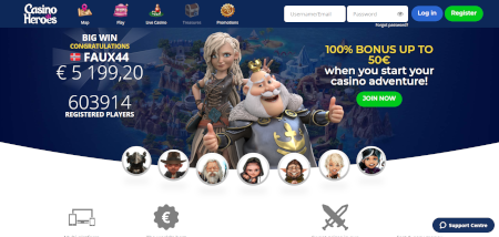 Casino Heroes skjermbilde