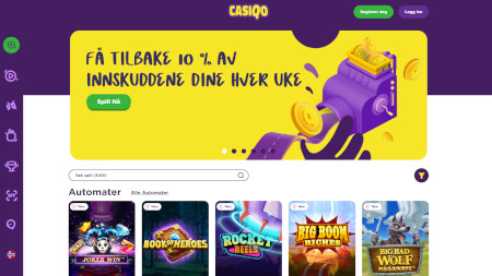 Casiqo Casino skjermbilde