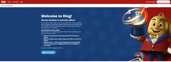 Ding Casino skjermbilde