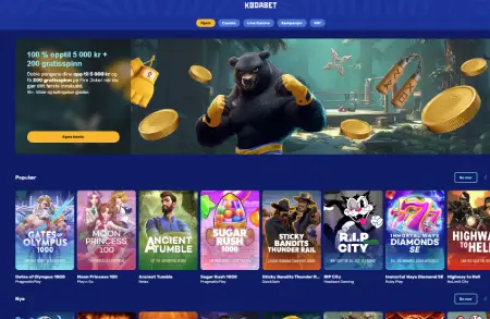 Kodabet Casino skjermbilde