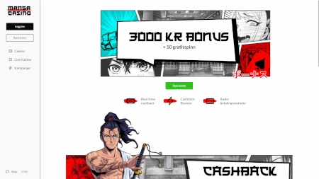 Manga Casino skjermbilde