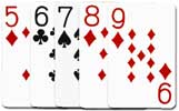 straight poker hand