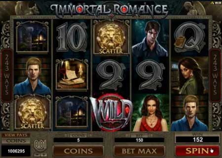 immortal romace picture slot spilleautomat