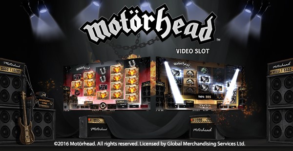 Motörhead spilleautomaten er live!