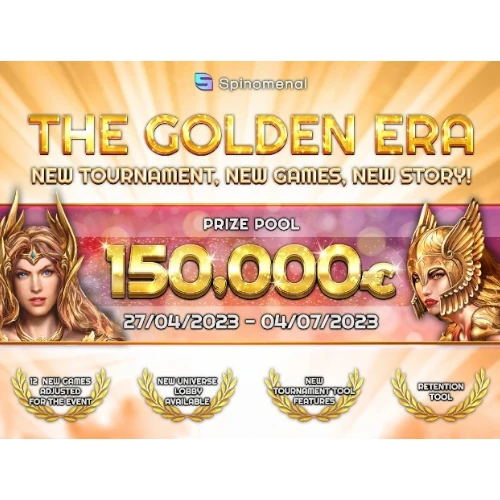 Spinomenal Golden Era-turneringen med en premiepott på 1 500 000 kr image